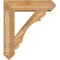 Ekena Millwork Olympic Arts and Crafts Rough Sawn Bracket w/ Offset Brace, Western Red Cedar, 8"W x 30"D x 34"H BKT0806X30X34OLY03RWR - alternate 4
